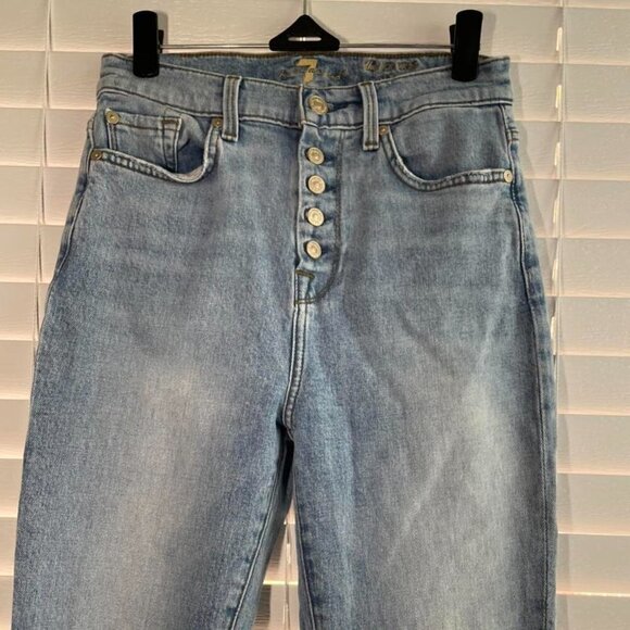 7 for all mankind the high waist skinny jeans size 26 - Picture 3 of 6